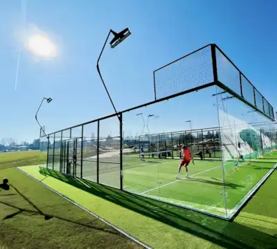 Outdoor full panorama padel court