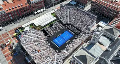 Full panorama tour padel court