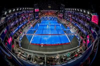 Full panorama tournament padel court