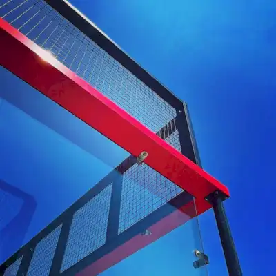 Panorama Forte padel court baseline