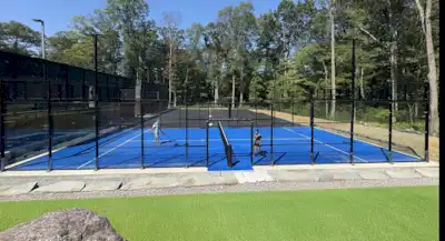 Panorama padel court USA