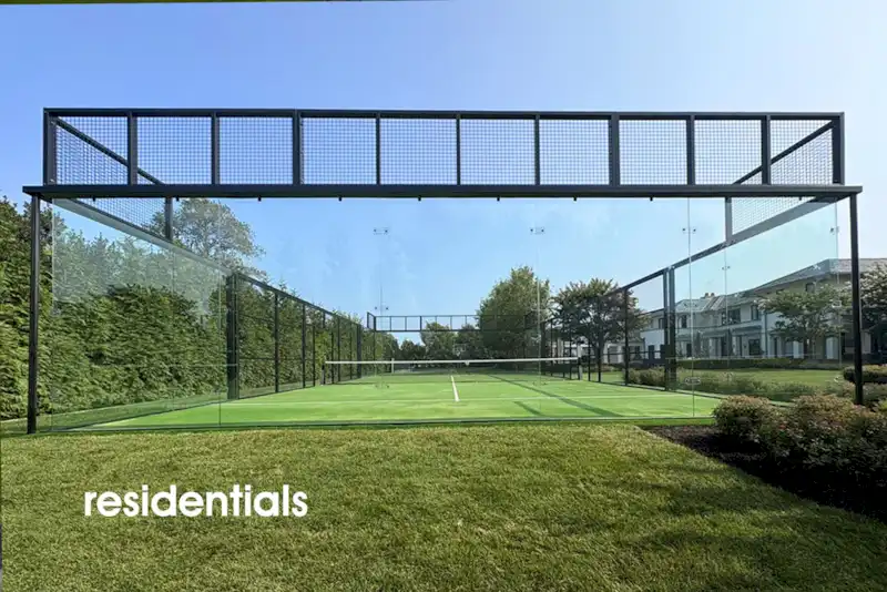 Residential padel court
